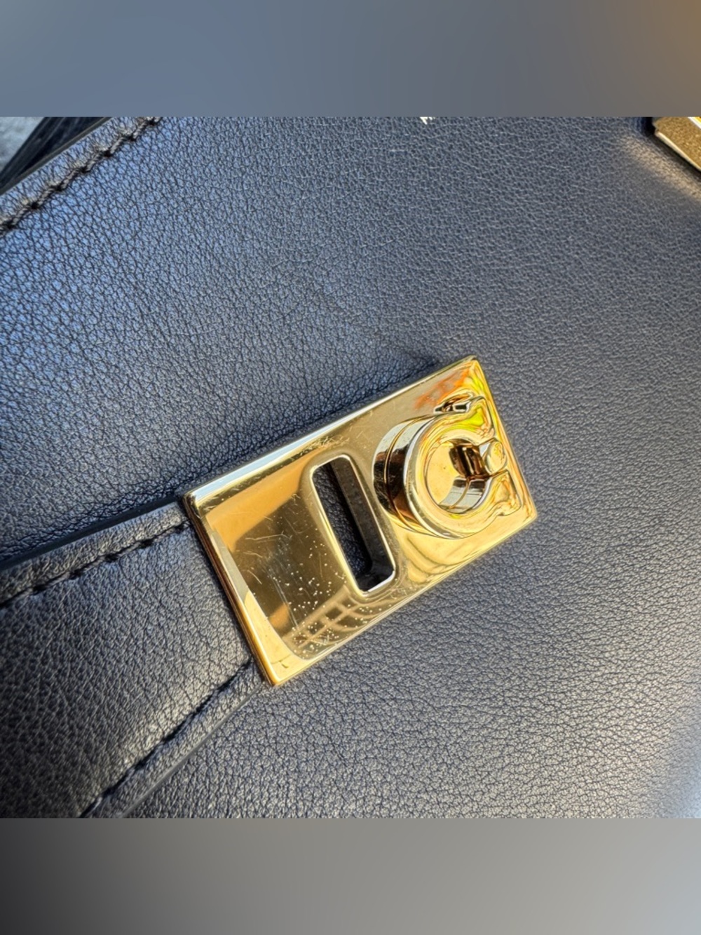 SOLD Salvatore Ferragamo Hug Mini Leather Crossbody - Picture 4 of 16